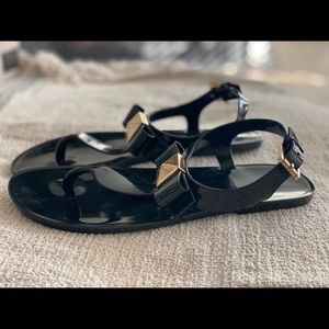 PVC black jelly Michael Kors Sandals